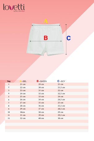 Koyu Mavi Melanj Basic Kız Çocuk Dans Şort - 5