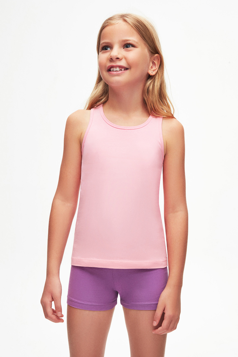 Pembe Basic Kız Çocuk Yüzücü Atlet - 2