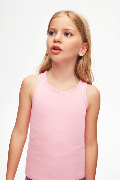 Pembe Basic Kız Çocuk Yüzücü Atlet - 3
